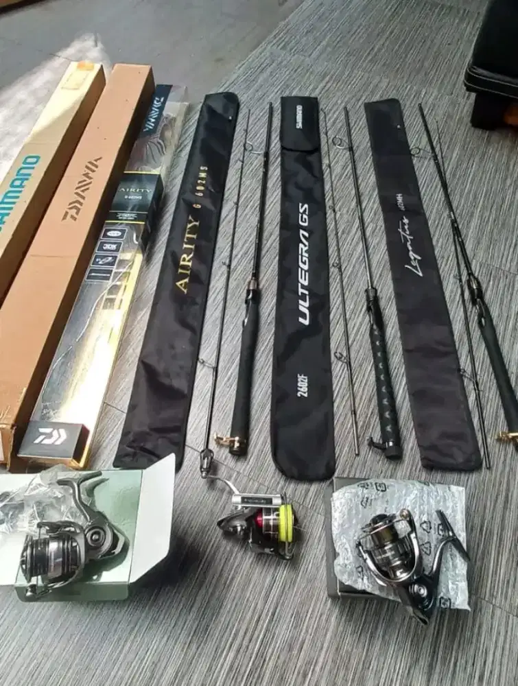 Joran daiwa dan shimano