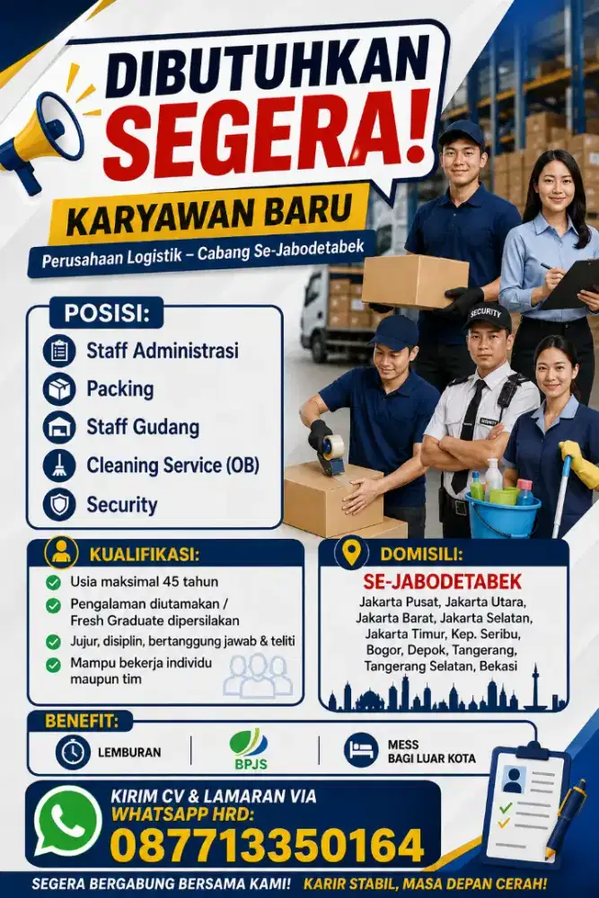 Loker Gudang Logistik
