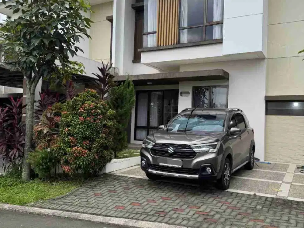 RUMAH 2 LANTAI CITRA SENTUL RAYA SHM RAPI SIAP HUNI FURNITUR VIEW TAMAN