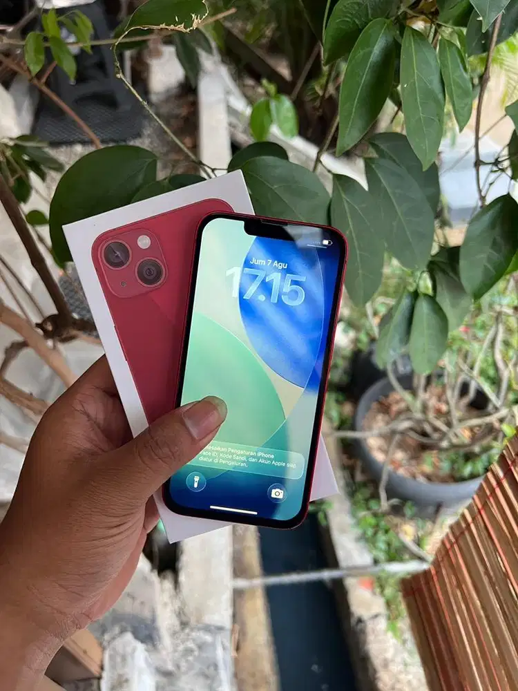 Iphone 13 Ibox 256gb Merah Murah Mulus