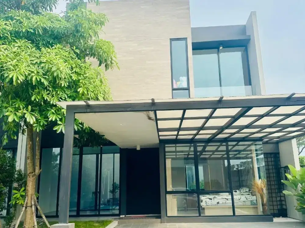 Rumah Baru Private Pool Semi Furnished Di Citraland Surabaya Barat