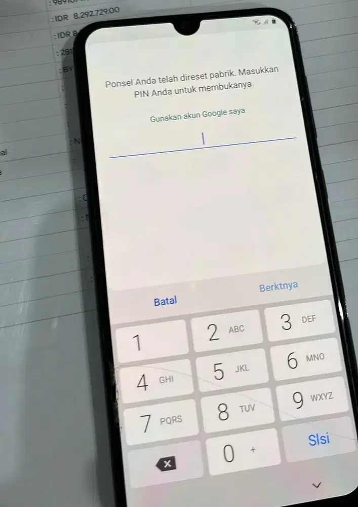 Samsung a50 amoled 2020 batre baru