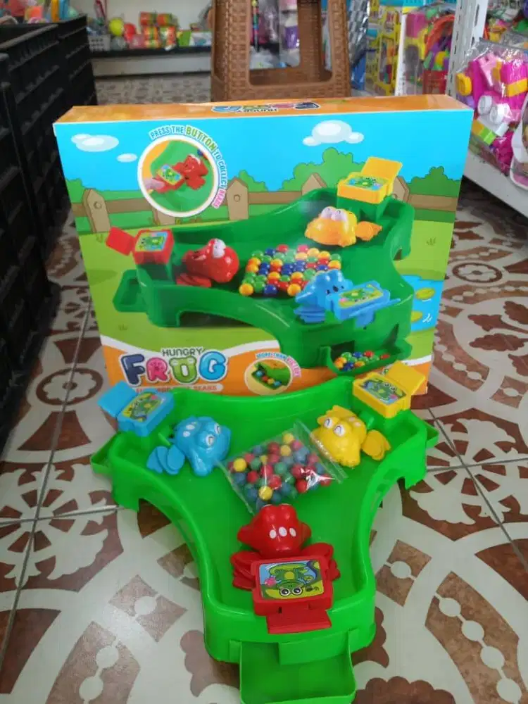 mainan anak hungry frog 3 set