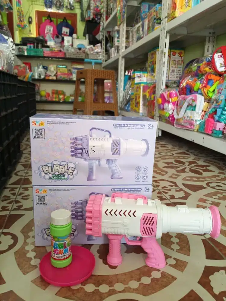 mainan anak bubble rocket