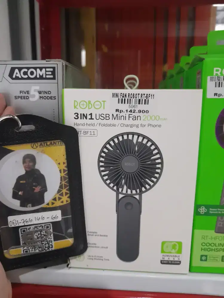 MINI FAN ROBOT RT-BF11 ATLANTIS DAHSYAT