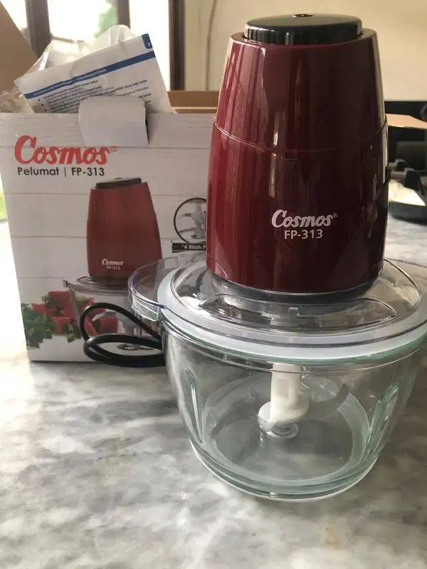 Blender Mini Food Processor Chopper Multifungsi Cosmos FP-313 1.2L
