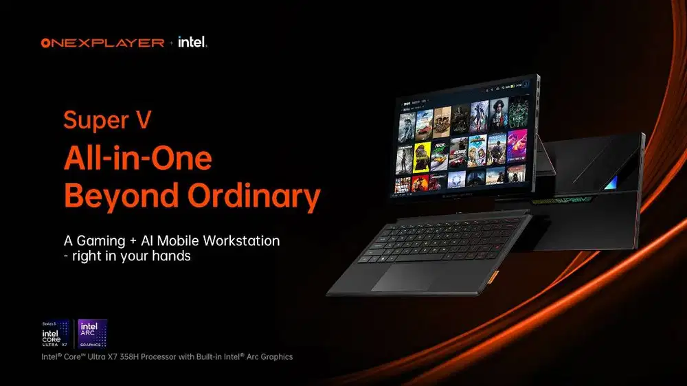 OneX Player Super V Mobile Workstation, 48 GB/1 TB