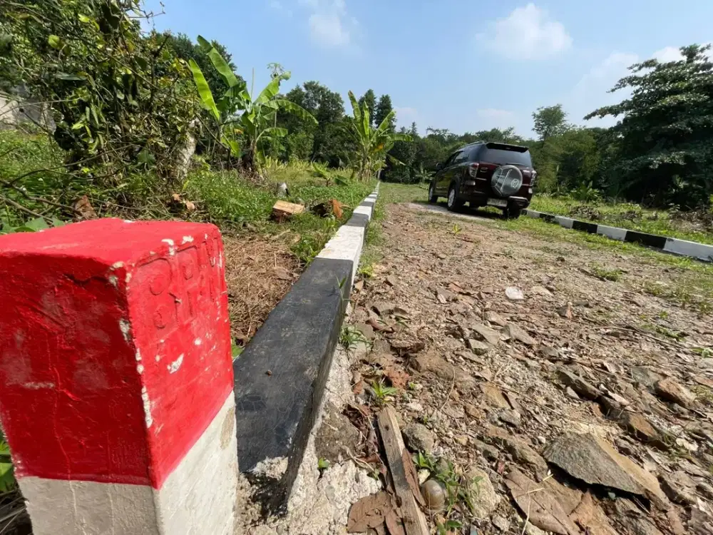 Tanah Kavling Murah 1 Jt-an Dekat Pintu Tol Burangkeng. SHM Pecah