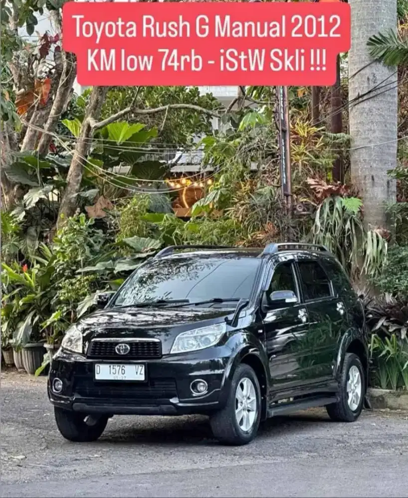 Toyota Rush G Manual 2012 Istw Skli