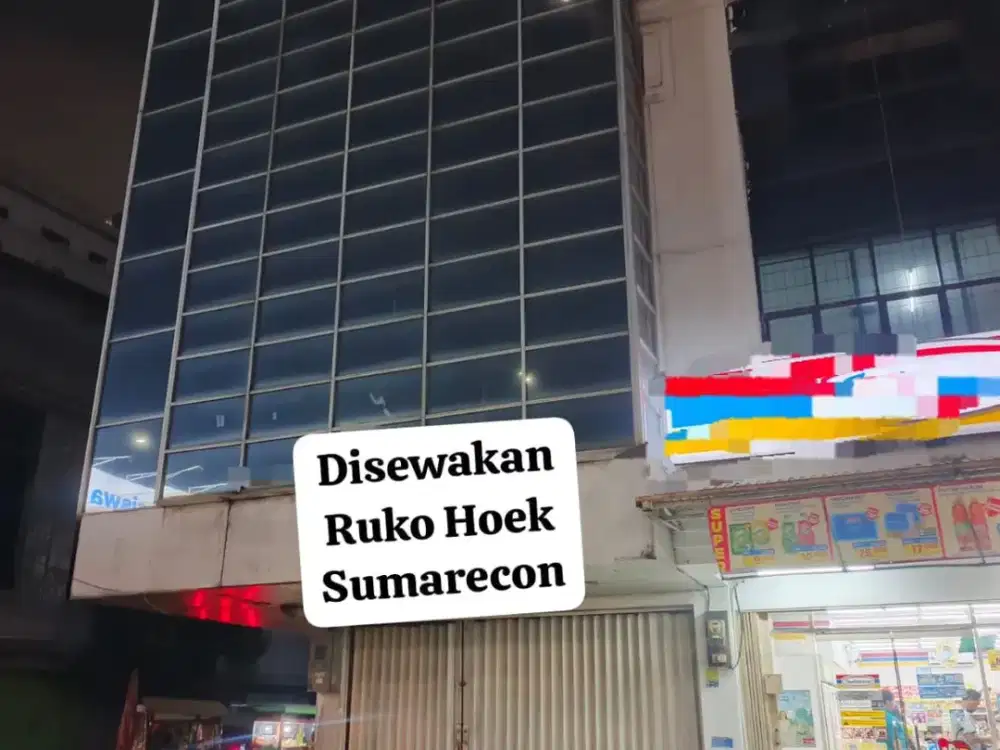 DISEWAKAN RUKO HOEK – SUMMARECON BEKASI  Lokasi Strategis – Jl. Ahmad Yani, Summarecon Bekasi