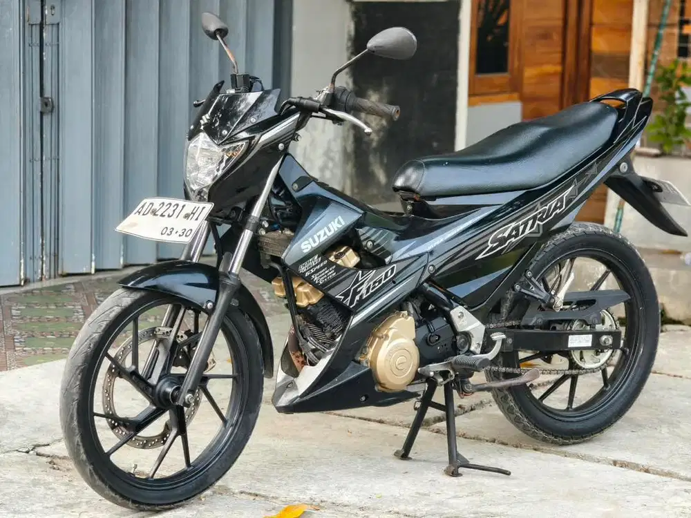 Satria 2014 plat ad pajak on