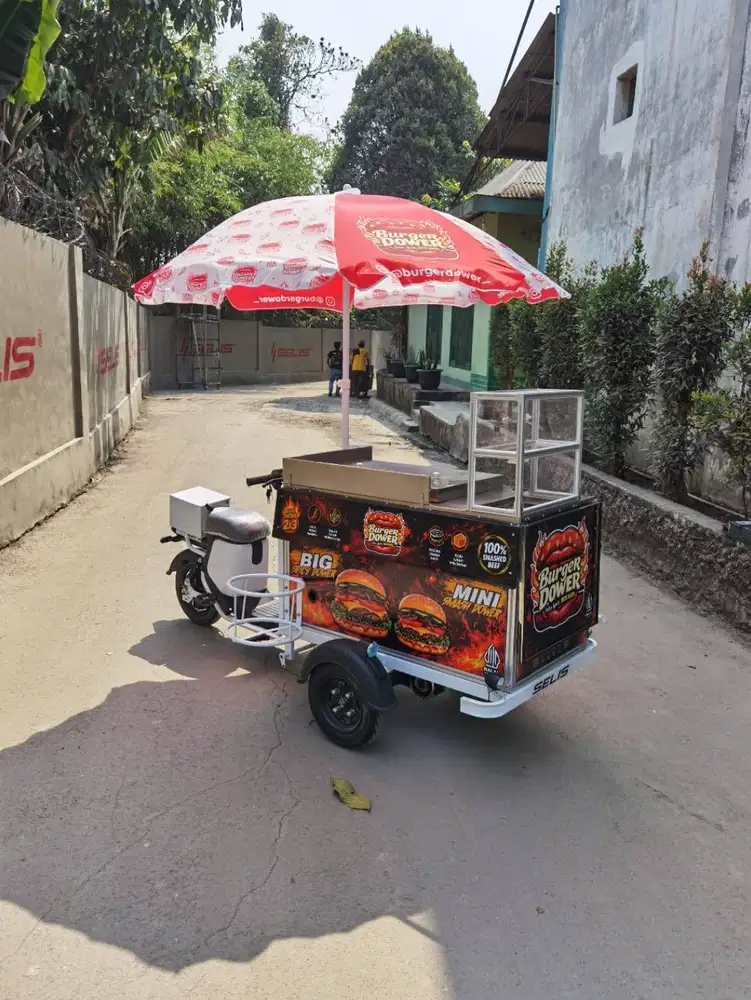 GEROBAK BURGER UNTUK USAHA ANDA LEBIH MODERN