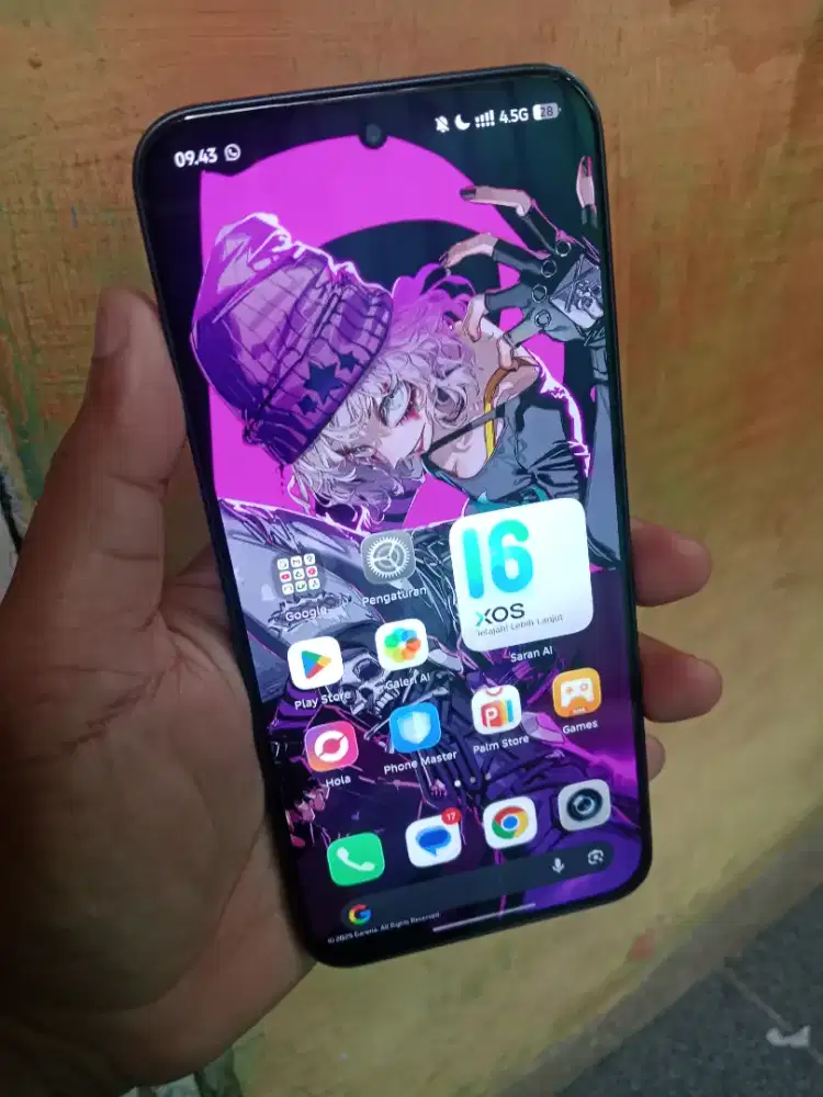 Infinix hot 60 Pro Nfc ram 8/256gb Sidik jari layar mulus nominus