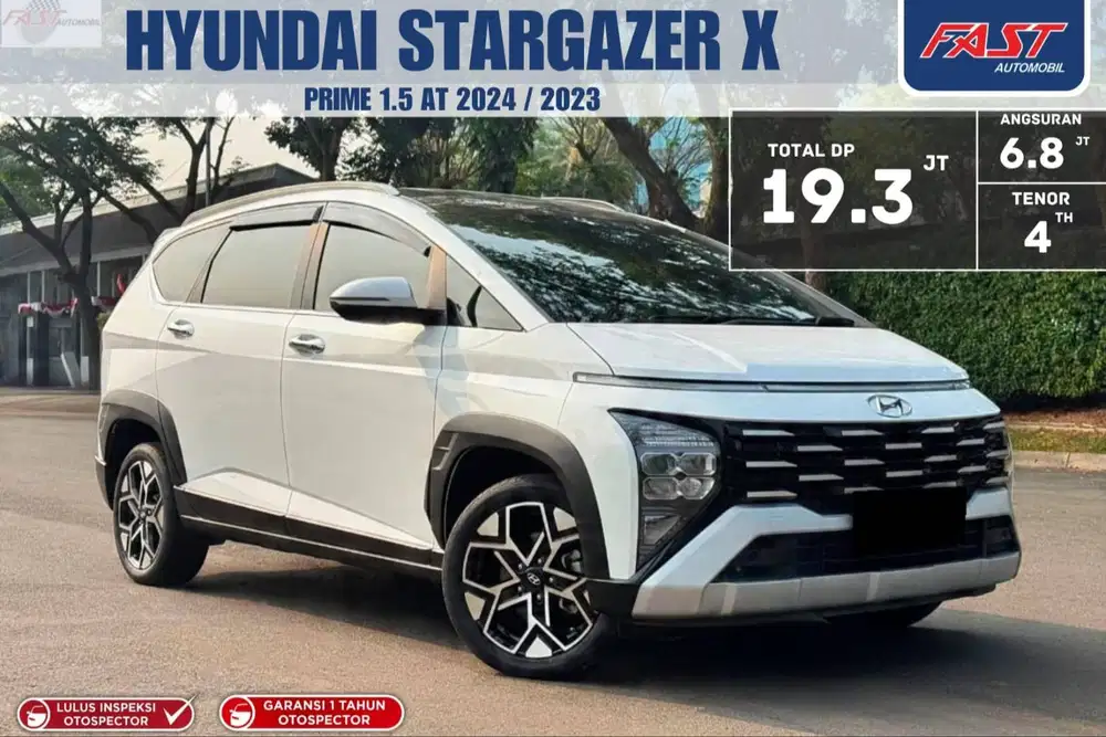 HYUNDAI STARGAZER X PRIME 2024 / 2023 1.5 AT CAPTAIN SEAT LOW KM.26RB