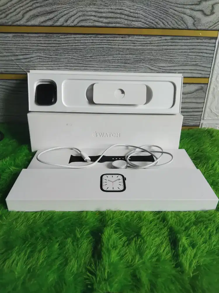 Apple Iwacth Seris 7 41mm Black Healt Batre 100 Fullset