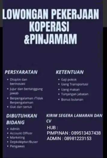 dibutuhkan segera