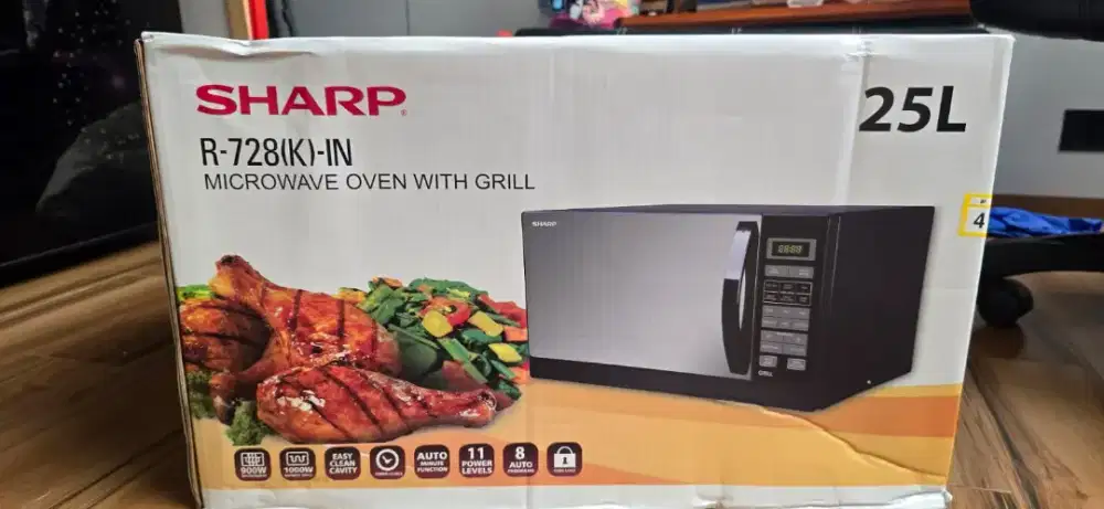 Microwave Oven With Grill Sharp R 278(K)-IN 25 liter