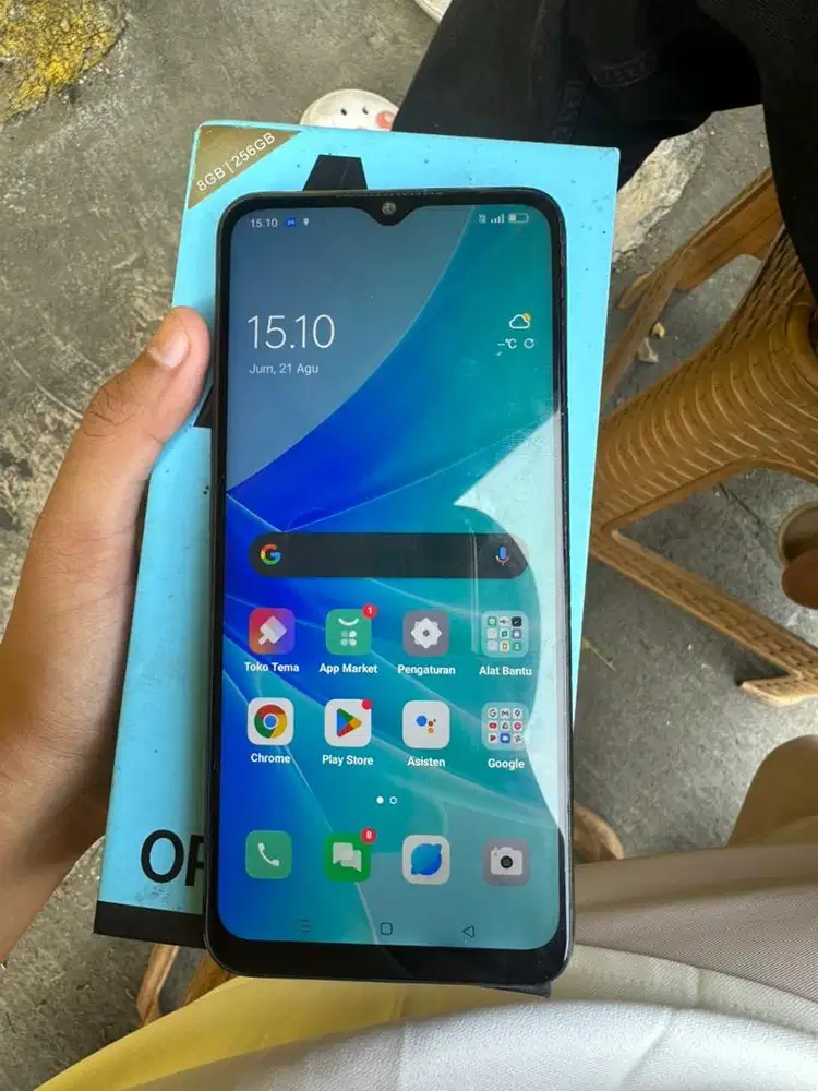 oppo a78 5g ram 8/256 lecet pemakaian fullset casan ga ori