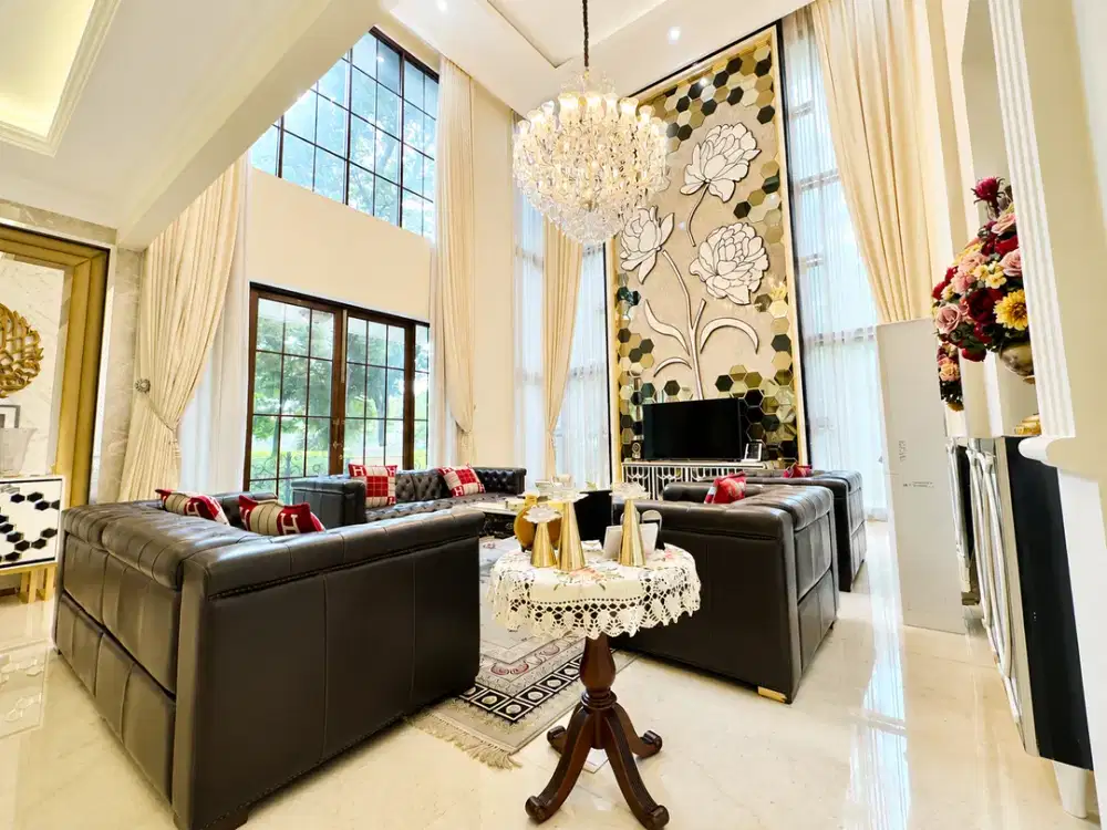 Rumah Hoek Mewah Bukit Menteng Bintaro Luas 840m 4KT SHM Full Furnish