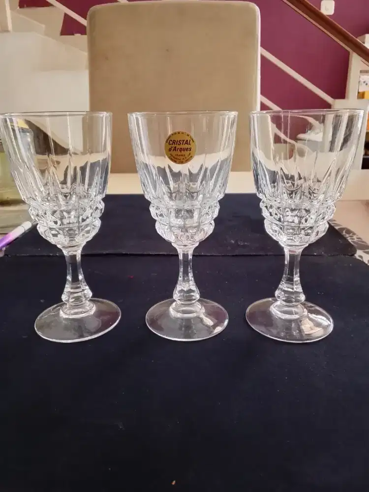 Gelas cristal merk d'arques France