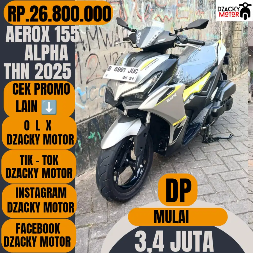 AEROX ALPHA 2025 SECOND LIKE NEW