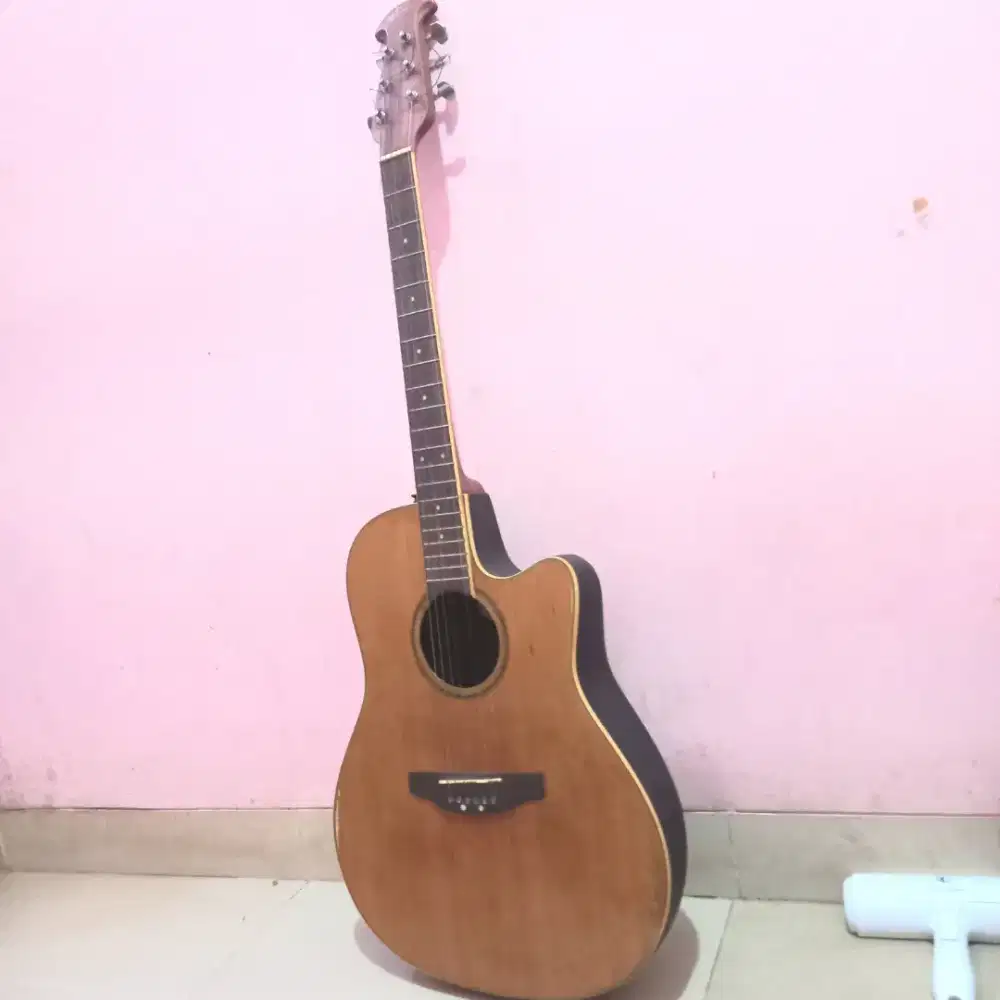 Applause AE 128 Gitar Akustik Listrik, Ovation Langka