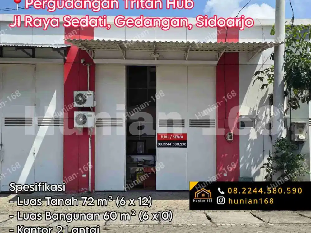 Gudang Pergudangan Tritan Hub Point Sedati Gedangan Waru Sidoarjo Buduran Sinar Meiko Abadi 1 3