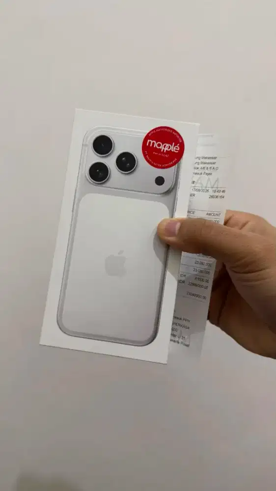 IPHONE 17 PRO 256 SILVER (baru) Garansi Resmi
