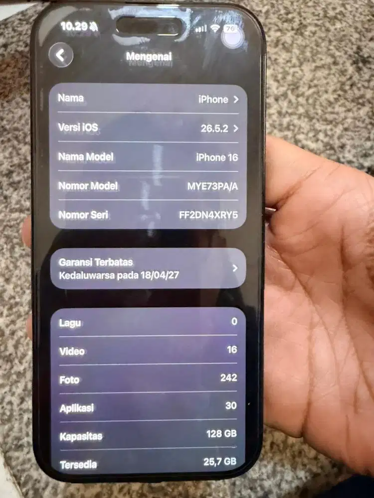 iphone 16 BLACK 128gb i box