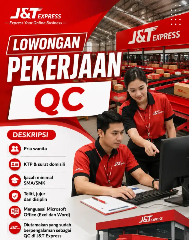 Lowongan pekerjaan bagian Qc