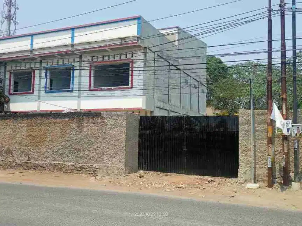 Dijual Tanah seluas 1 Ha, Siap Bangun. Lokasi Strategis di Pinggir Jalan Raya Wibawa Mukti 2 Jatisari Jatiasih Bekasi.
