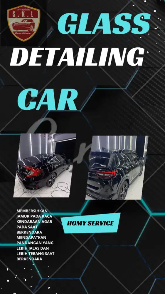 Salon mobil panggilan. Detailing mobil. Poles mobil panggilan