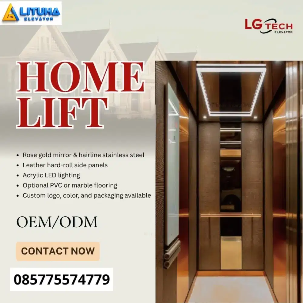 Passenger lift, Home lift, Bed lift, Freight, Cargo lift, Dumbwaiter