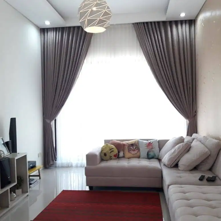Jasa Pasang Gorden Custom Wallpaper Dinding 3D Gordyn Hordeng Korden