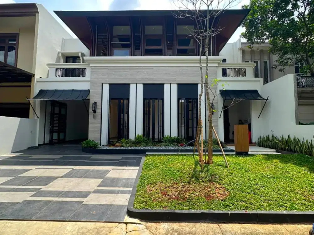 Dijual Rumah Bagus Cantik 2 Lantai Dalam Cluster Bebas Banjir Lokasi Strategis Dekat Stasiun Sudimara di Bintaro Tangsel Am 17887