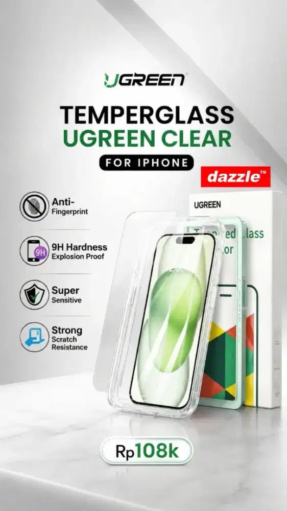 Temperglass Ugreen Clear for iphone