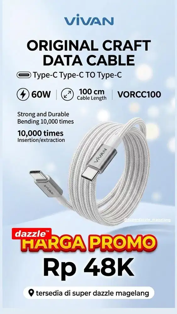 Kd vivan vorcc100 c to c white
