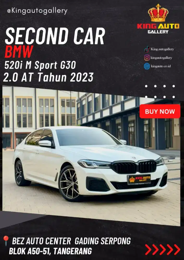 BMW 520i M Sport G30 LCi 2023 MULUS