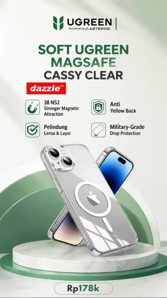 Soft Ugreen Magsafe Cassy Clear