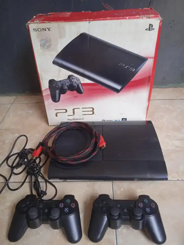 PS3 super slim 500gb normal fullset mulus Poris cipondoh