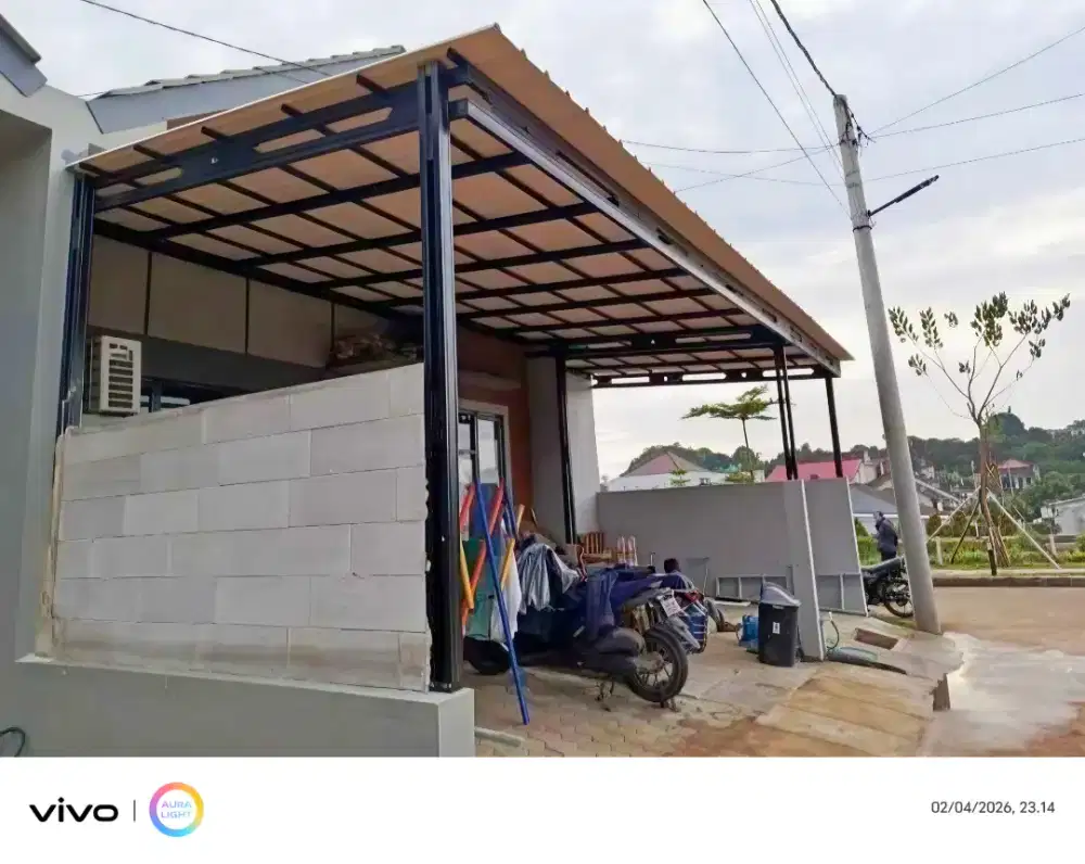 Jasa pasang kanopi baja ringan