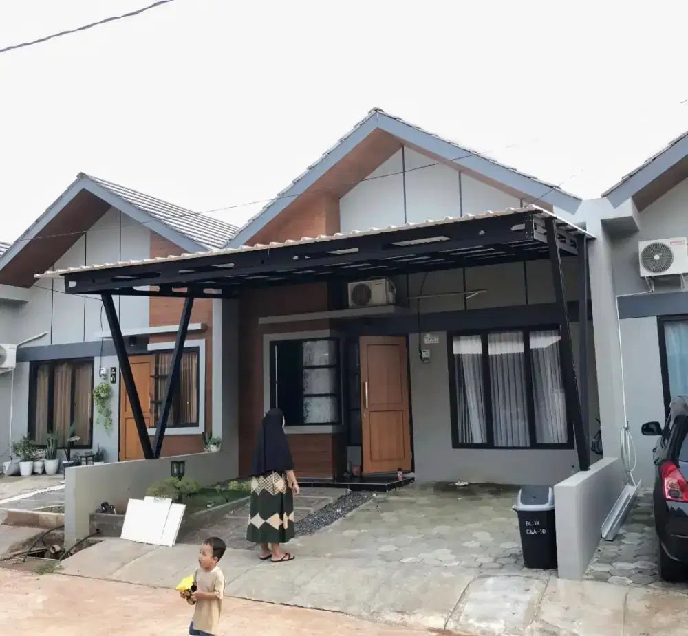 Pasang kanopi baja ringan