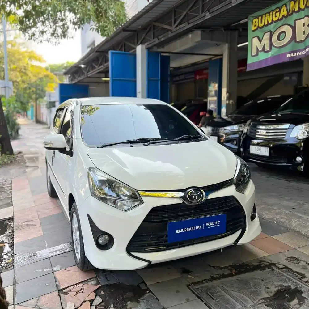 TOYOTA 2018 AGYA G 1.2 MT PUTIH 
JL.RAYA JEMURSARI MOBIL 1717