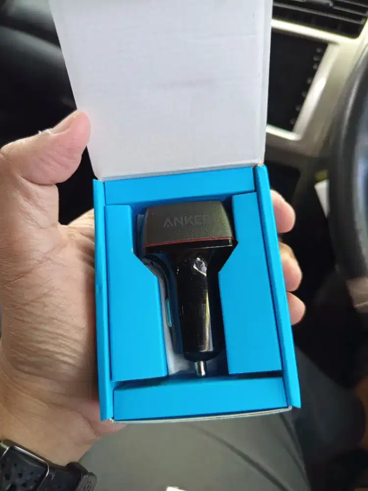 Lighter car charger anker original 3 port