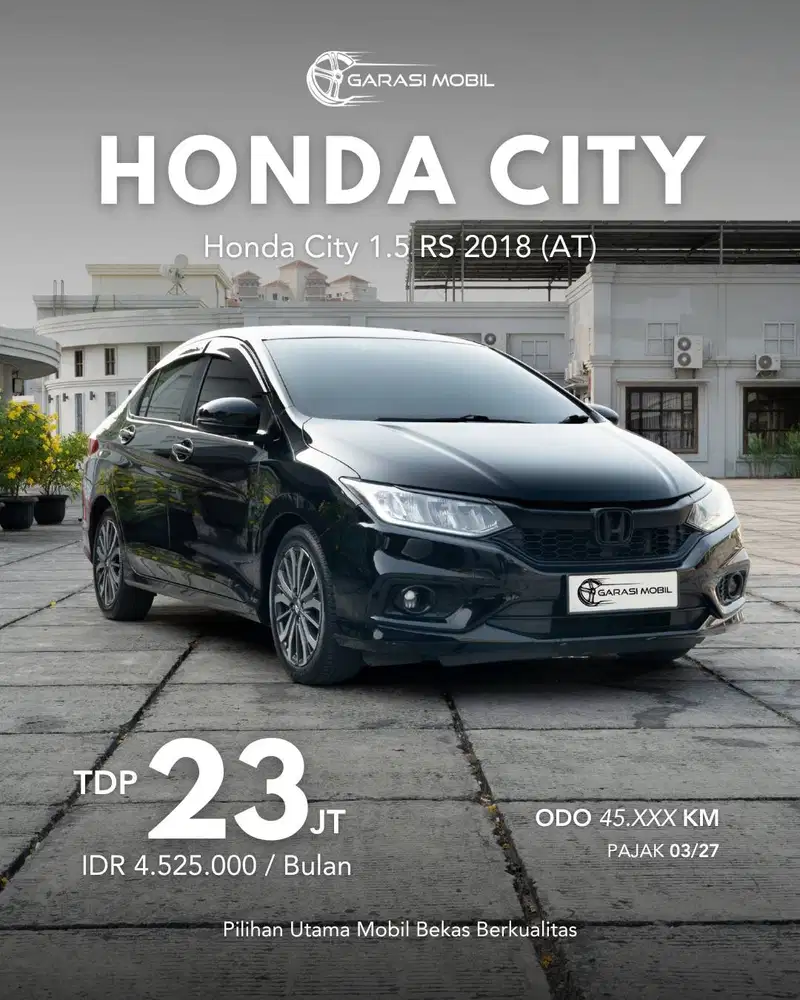Honda City 1.5 RS 2018 (AT)