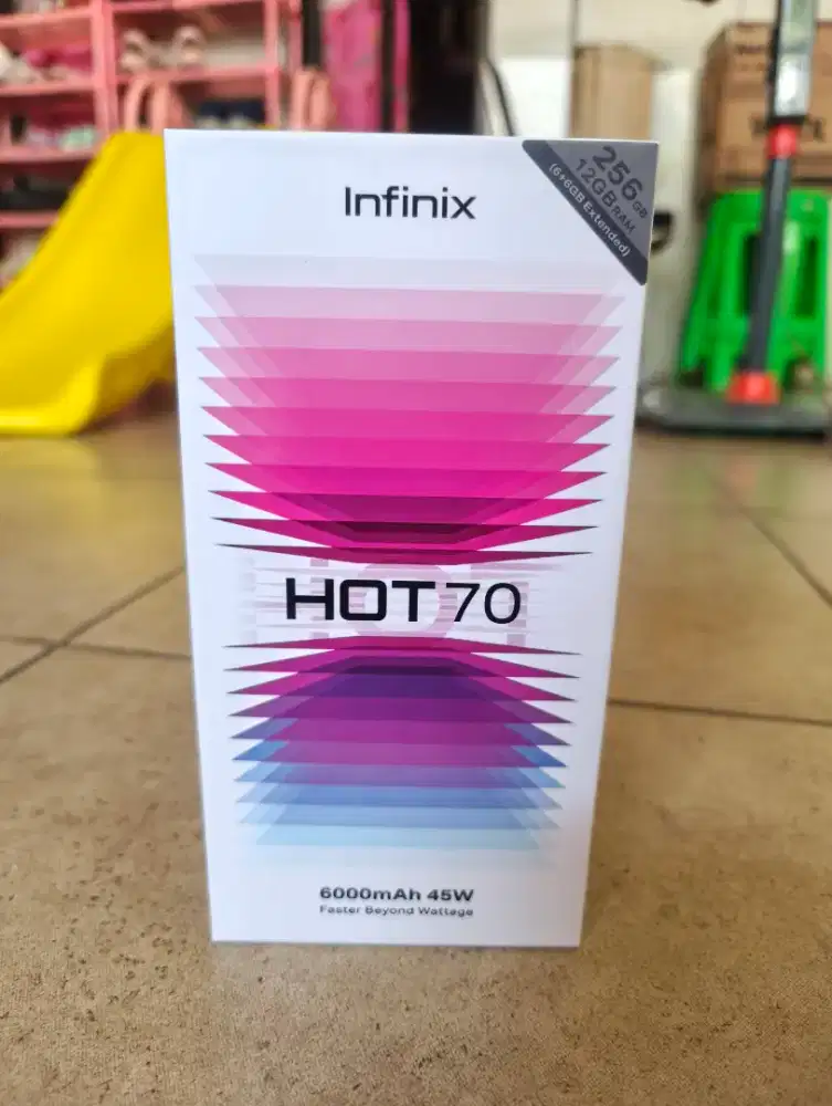 Infinix Hot 70 Dive Blue (6/256GB) Pemakaian Singkat