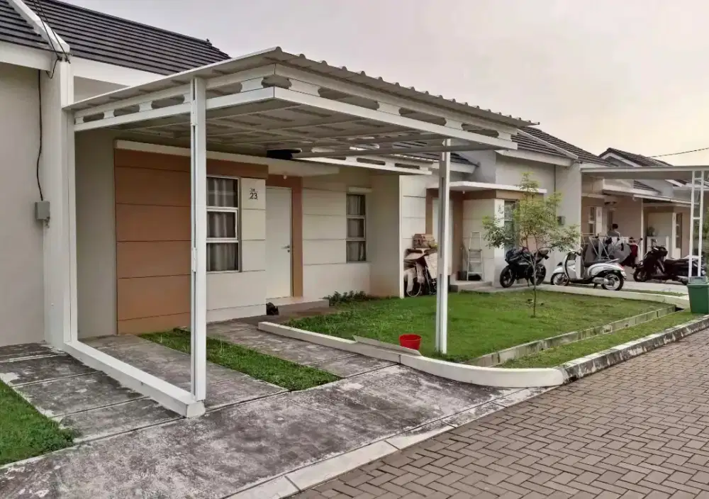 Pasang kanopi baja ringan