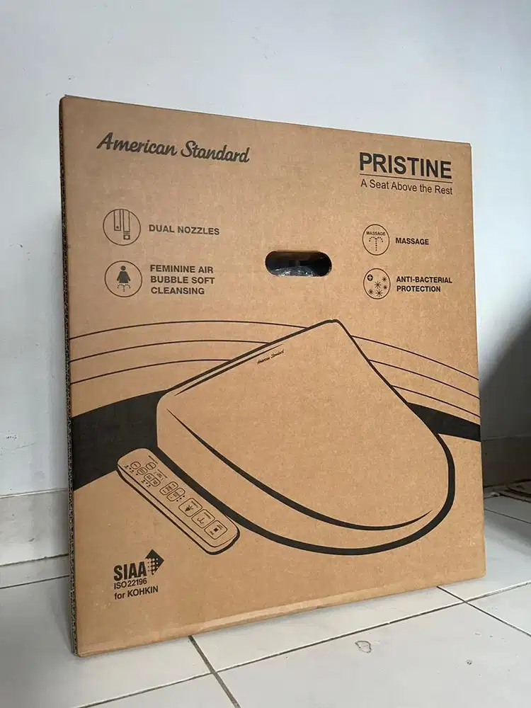 Penutup closet Pristine E-bidet American Standart