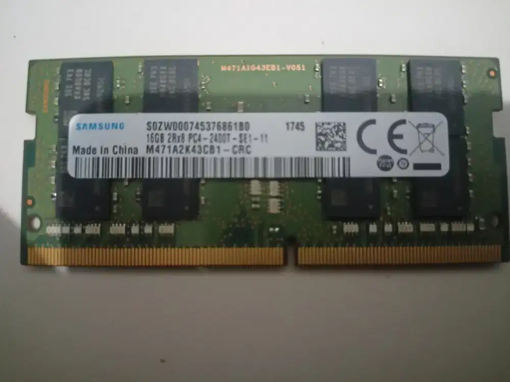 Laptop ram 16gb ddr4 samsung