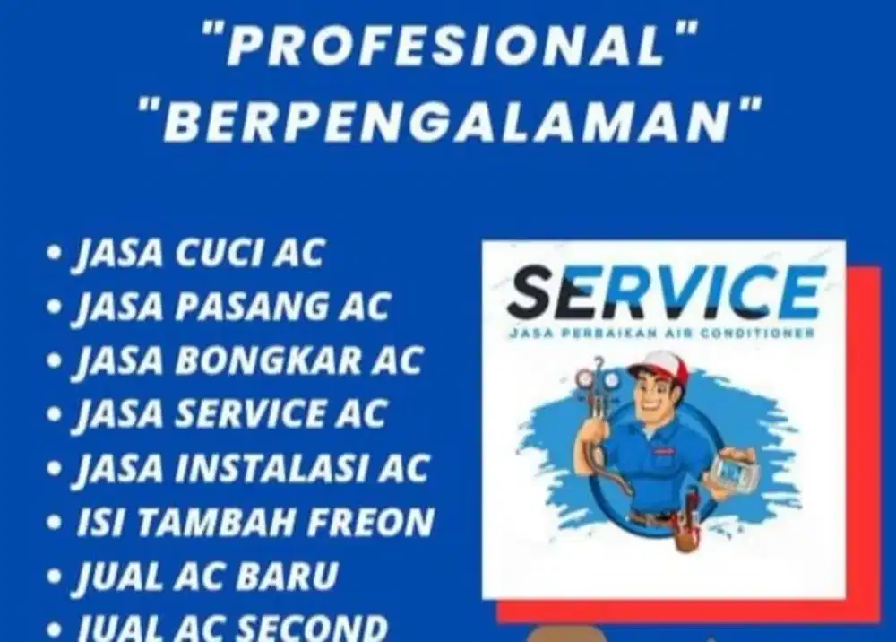 Cuci dan servis AC anggilan